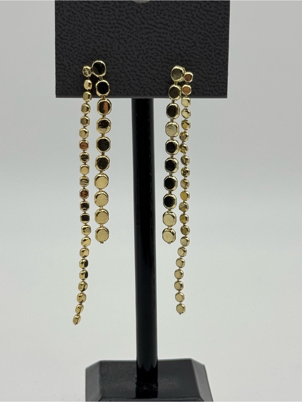 Express Gold Cascading Disc Dangle Earrings